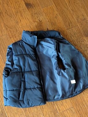 Women's Better Be Dark Navy Puffer Vest - From Lauriebelles